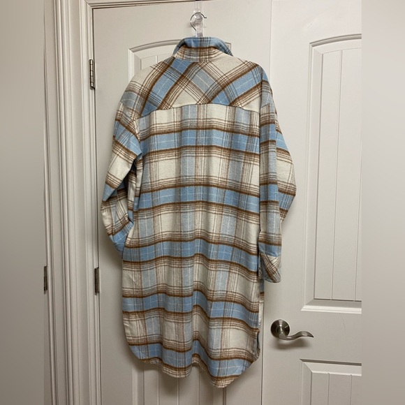 Long Flannel Shirt/Jacket XL - Picture 3 of 12